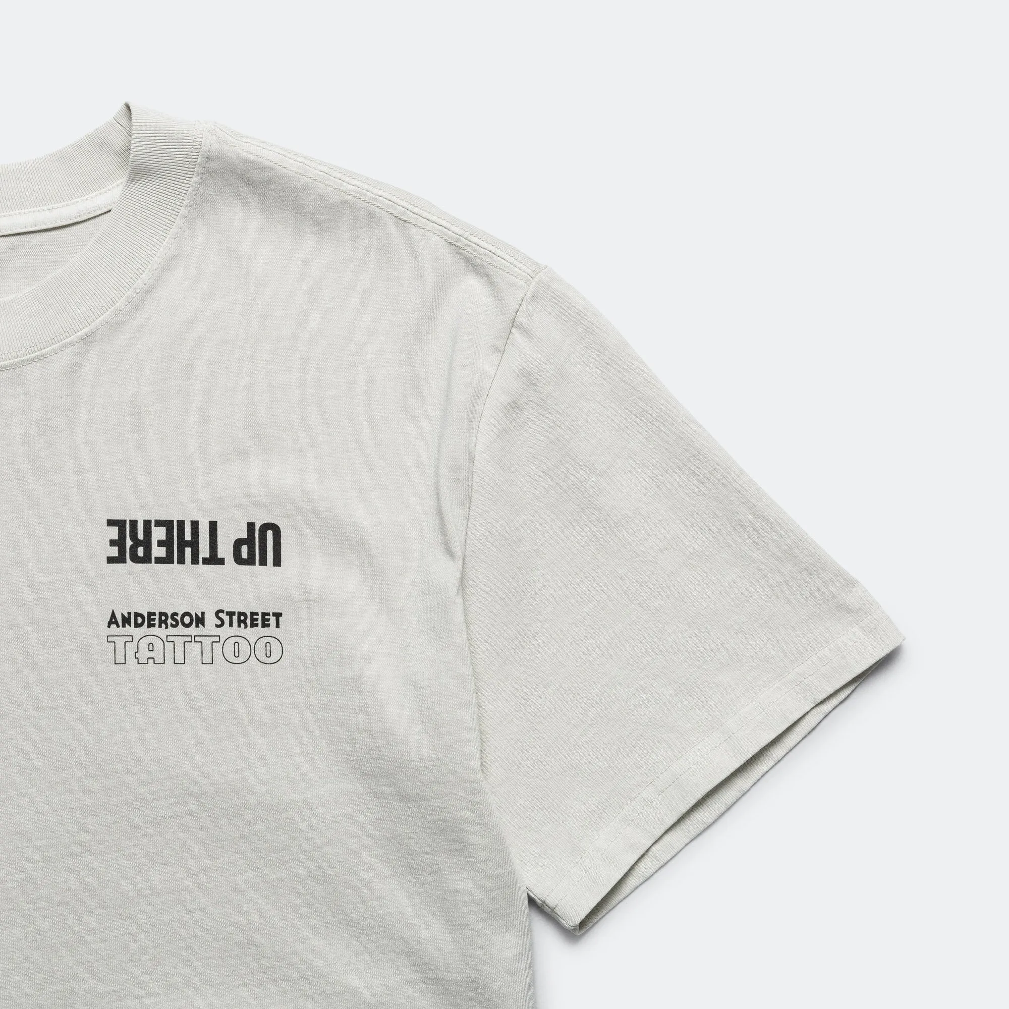 Script Tee x Anderson Street Tattoo - Faded Bone