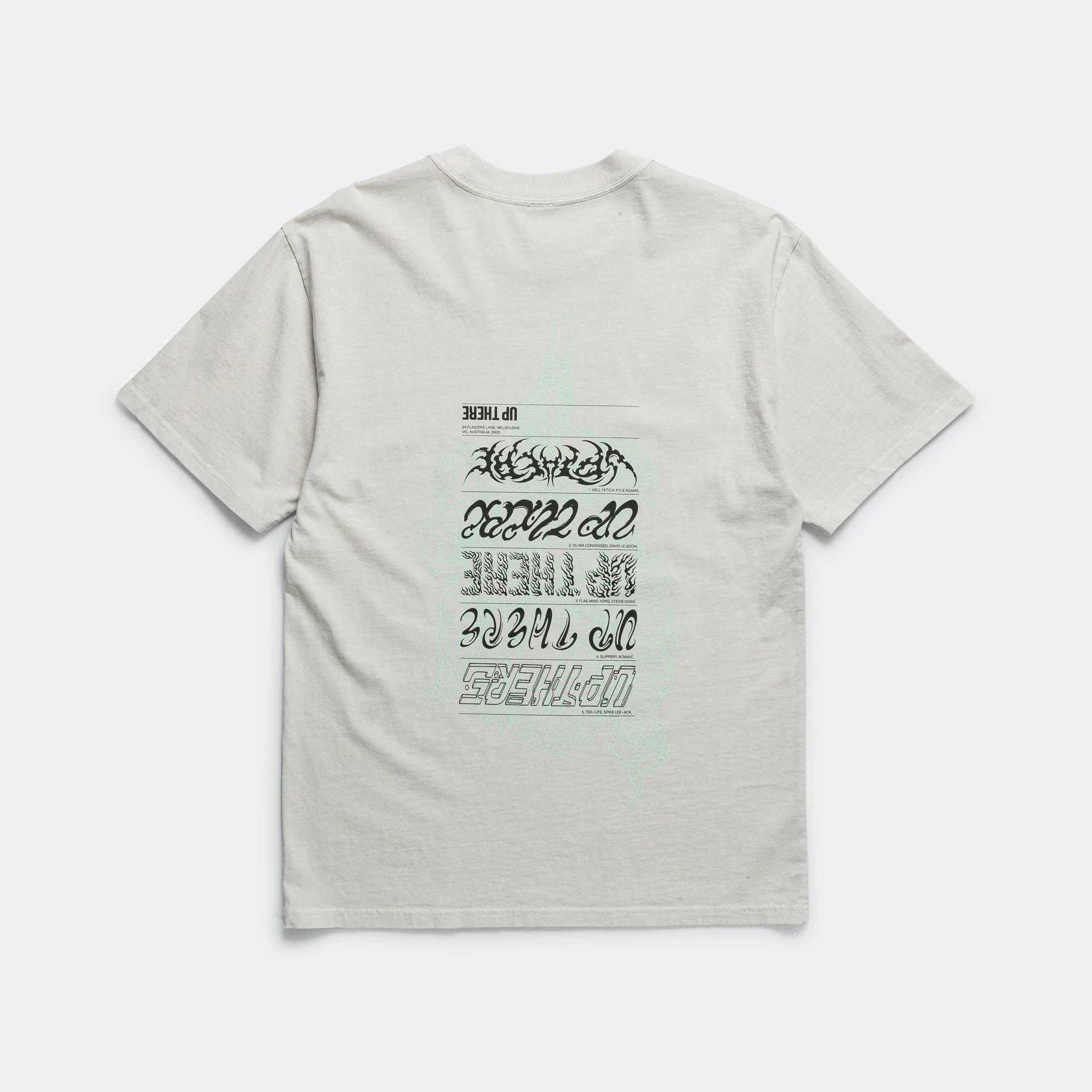 Script Tee x Anderson Street Tattoo - Faded Bone
