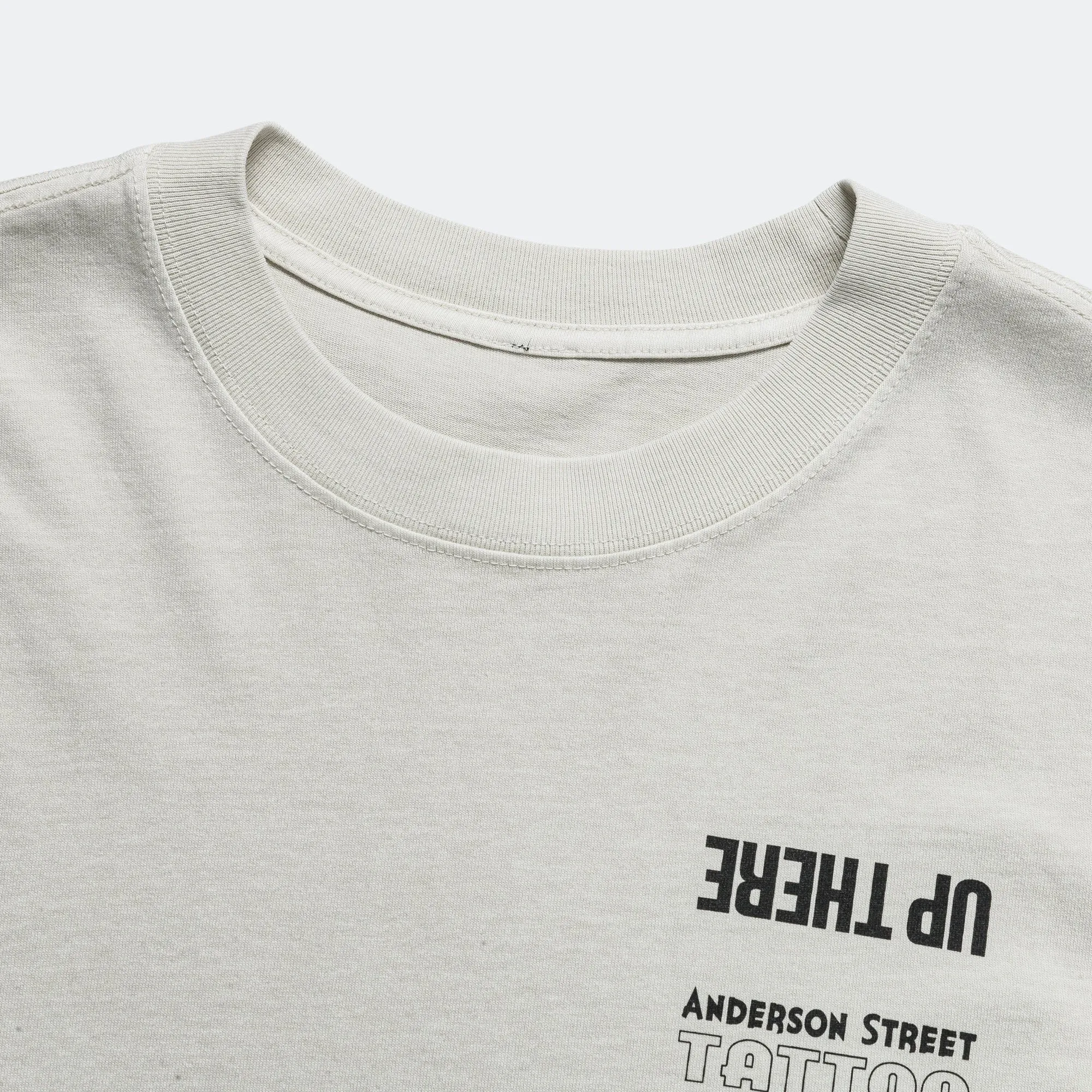 Script Tee x Anderson Street Tattoo - Faded Bone