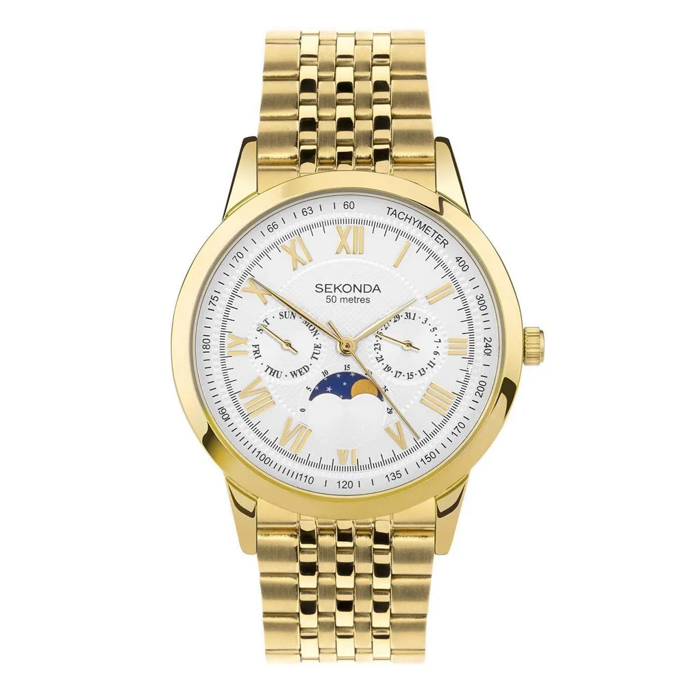Sekonda Armstrong Moon Phase Mens Watch 30228 