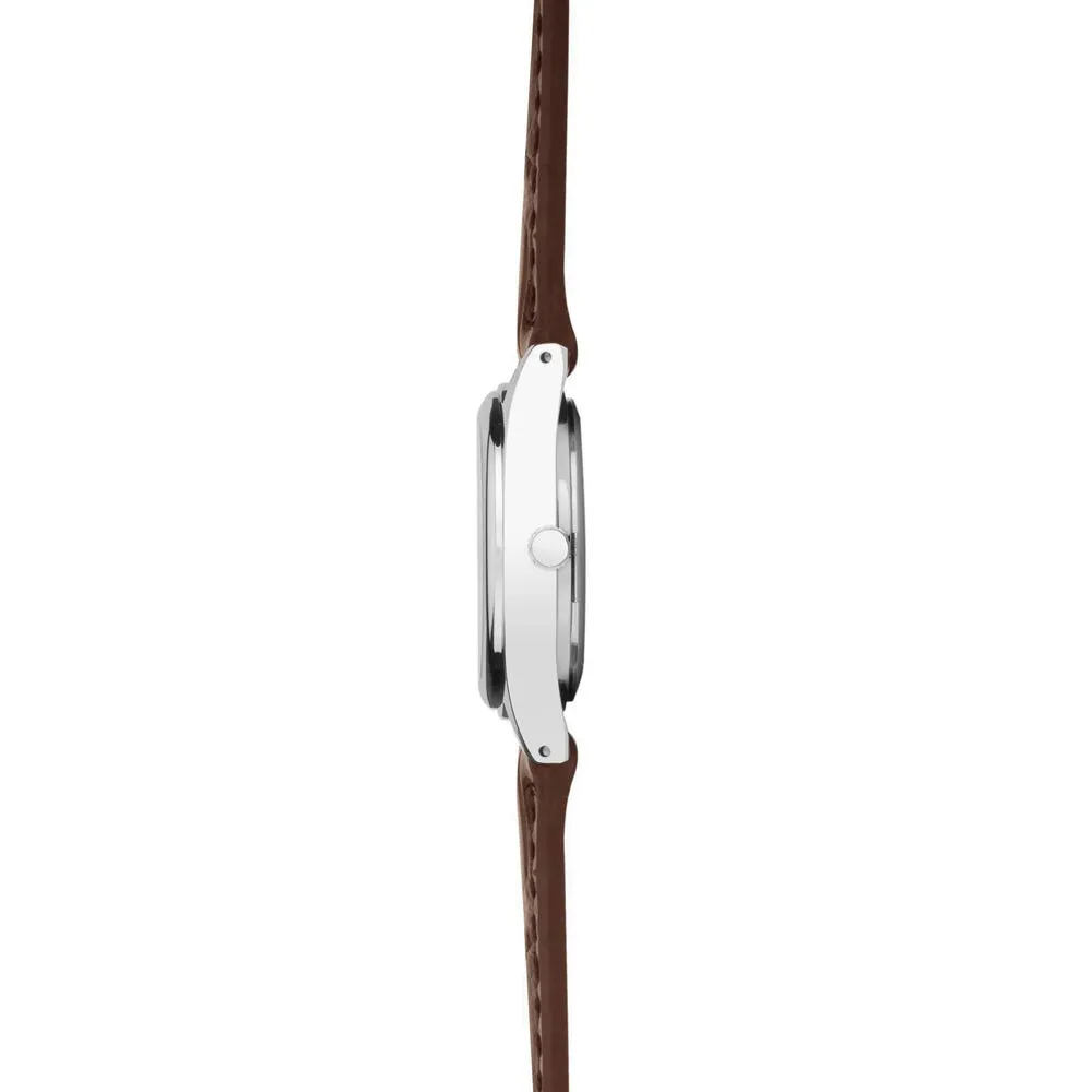 Sekonda Evans Classic Brown Leather Strap Ladies Watch 40685