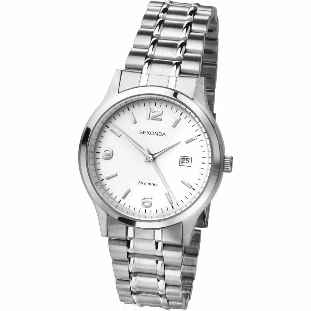 Sekonda Mens Stainless Steel Bracelet Watch 3729 