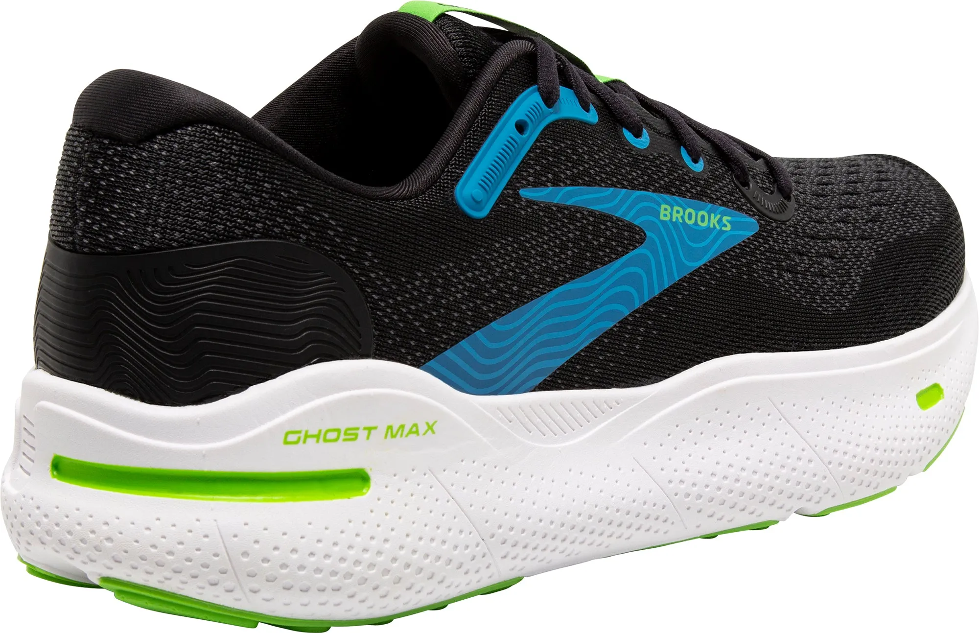 Chaussures de course Brooks Ghost Max pour hommes - Noir