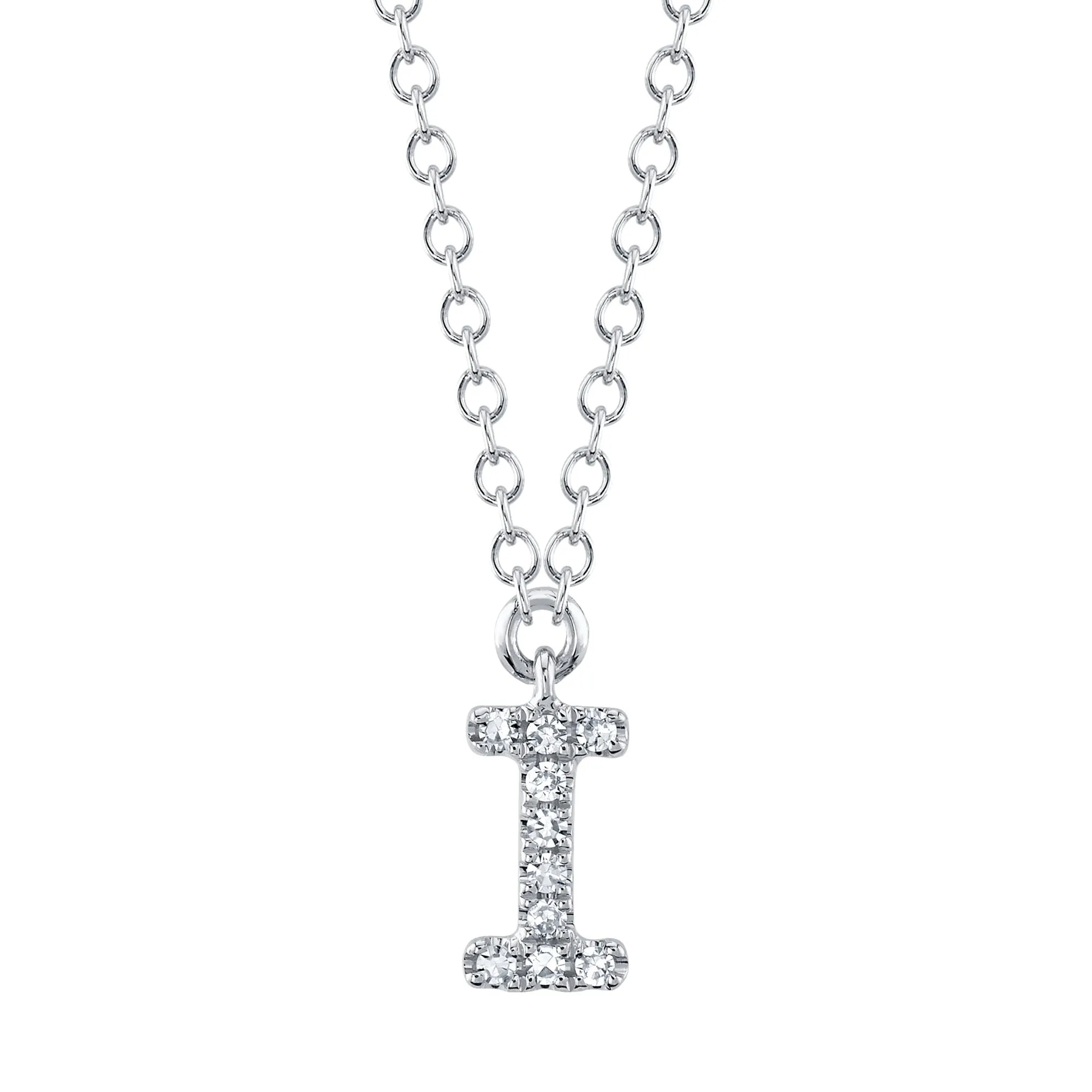 Shy Creation 0.03Ct Diamond Necklace - Initial I SC55007903-I 