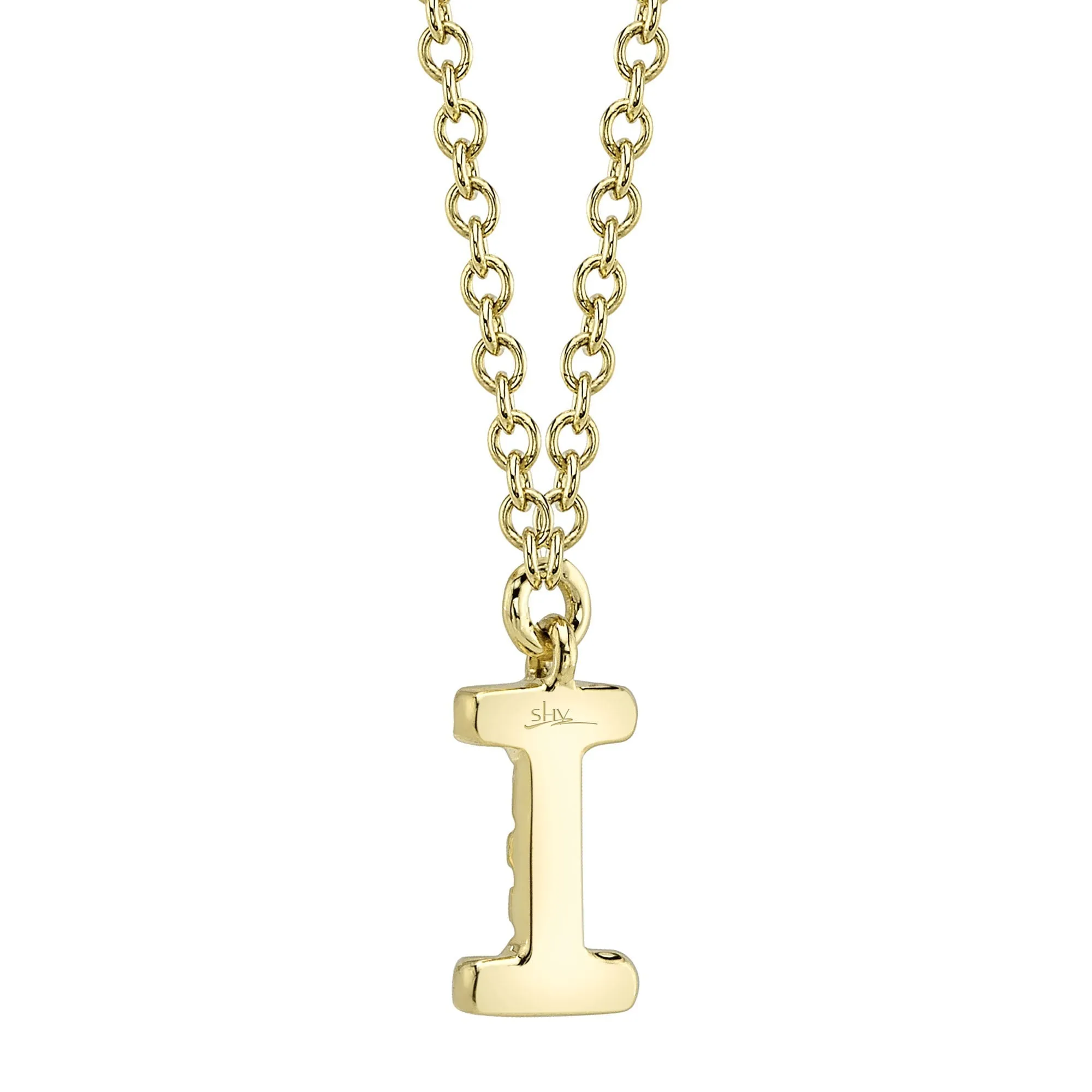 Shy Creation 0.03Ct Diamond Necklace - Initial I SC55007904-I