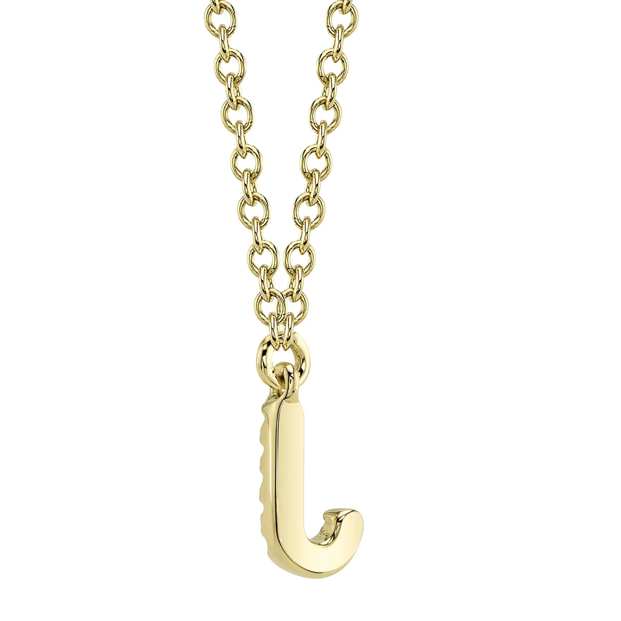 Shy Creation 0.03Ct Diamond Necklace - Initial J SC55007904-J