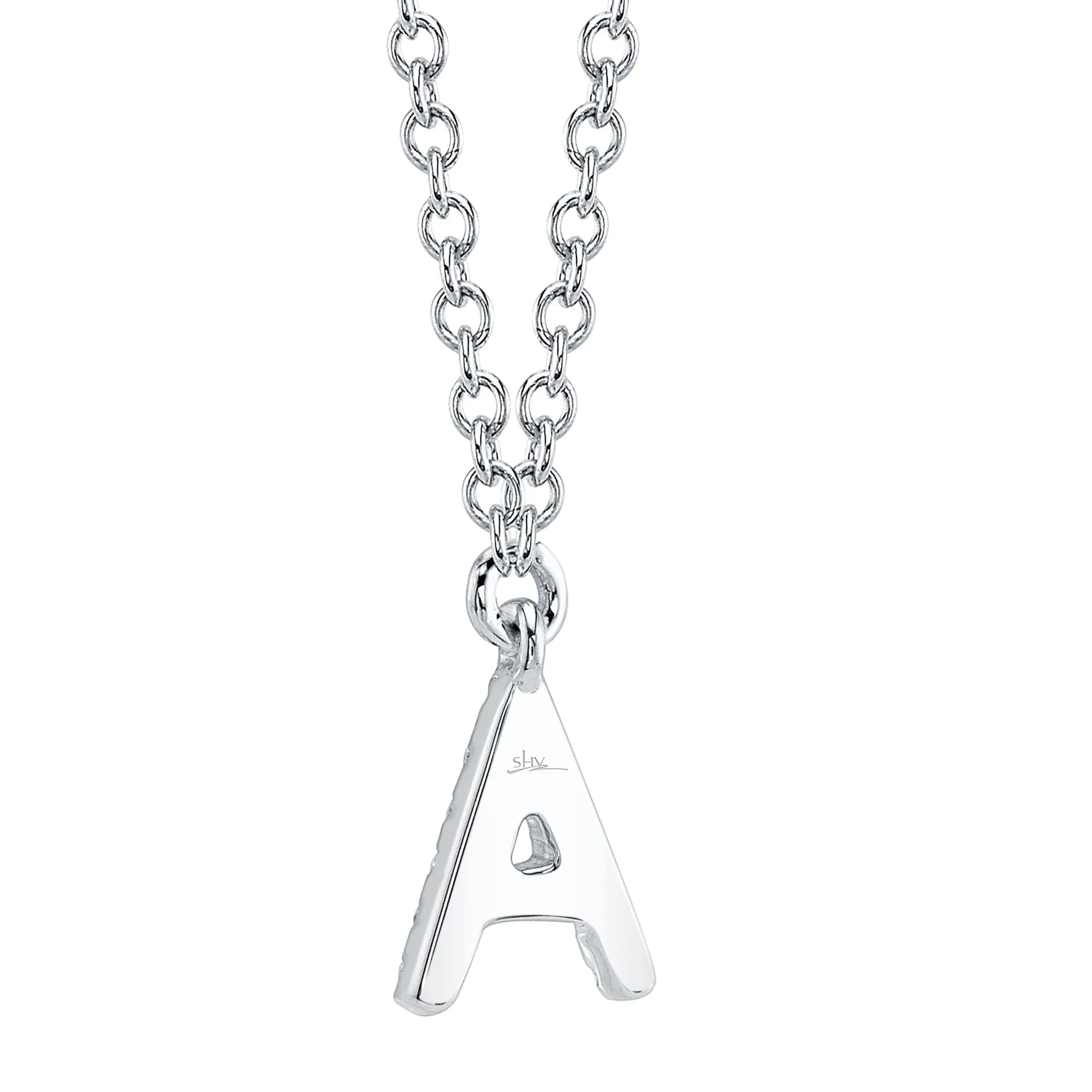 Shy Creation 0.04Ct Diamond Necklace - Initial A SC55007903-A