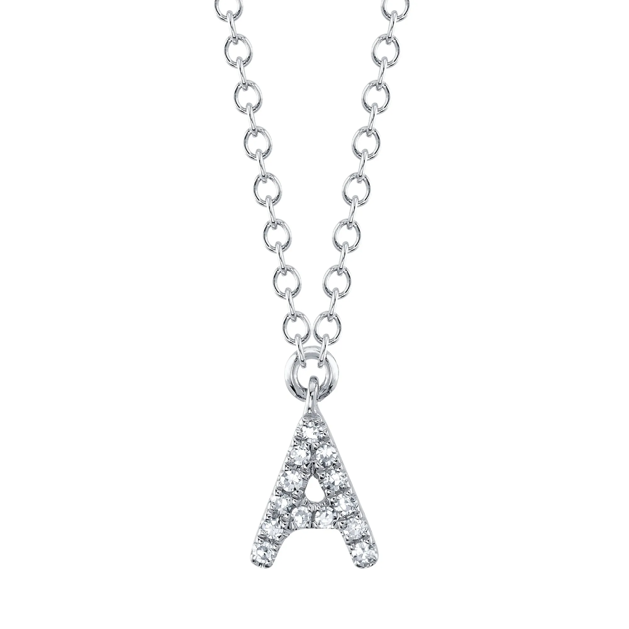 Shy Creation 0.04Ct Diamond Necklace - Initial A SC55007903-A 