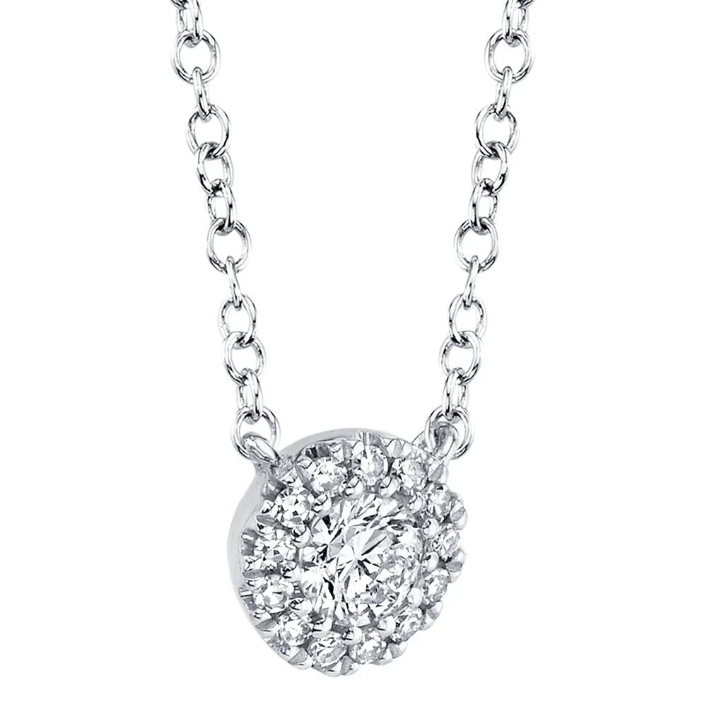 Shy Creation 0.14Ct Diamond Necklace SC55002695