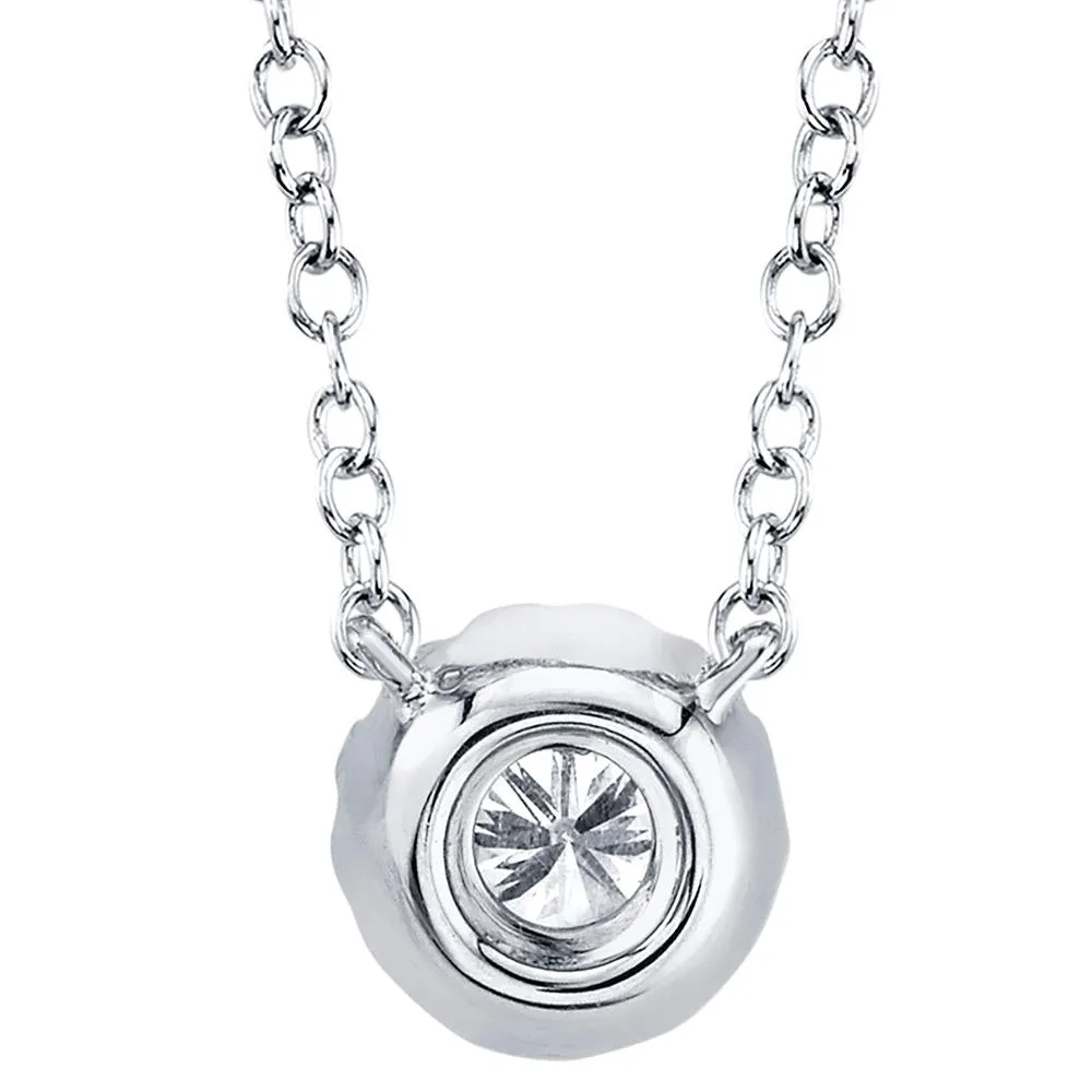 Shy Creation 0.14Ct Diamond Necklace SC55002695
