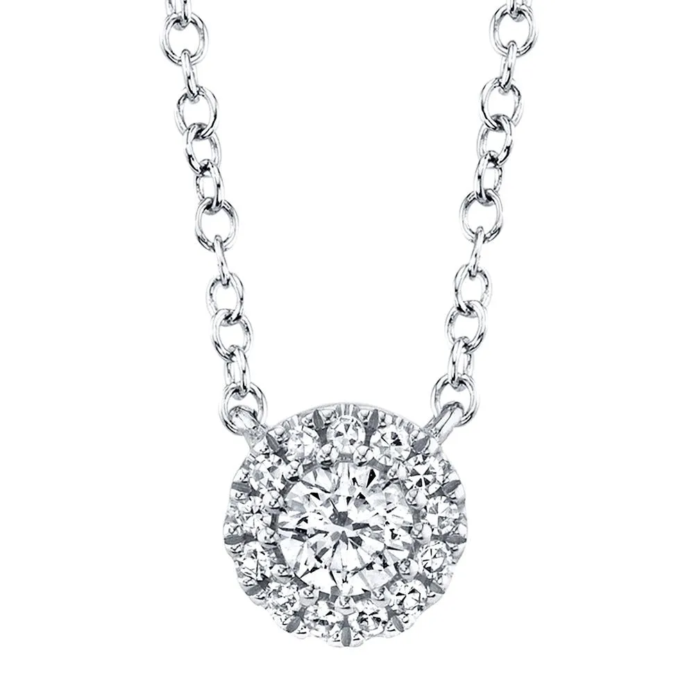 Shy Creation 0.14Ct Diamond Necklace SC55002695 
