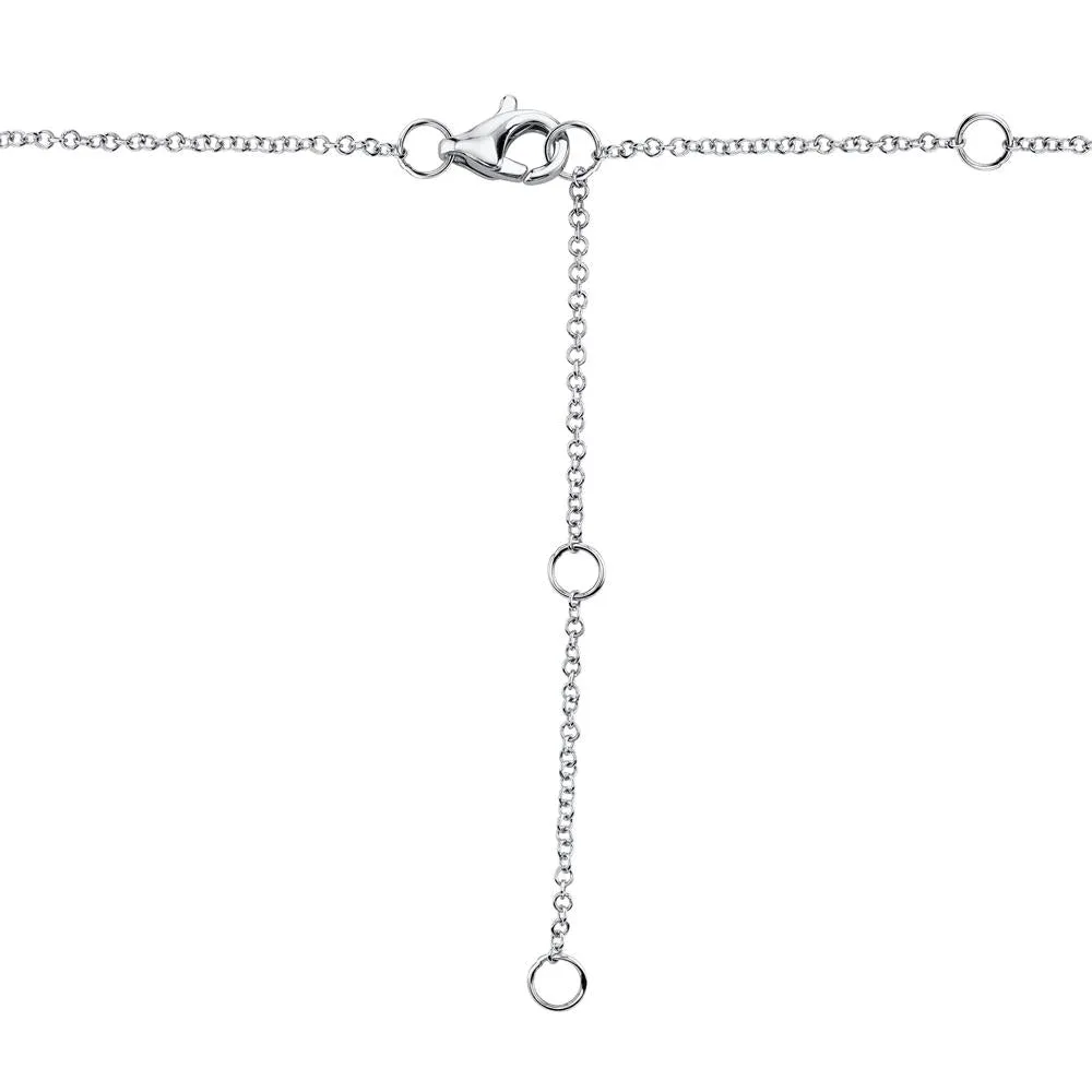 Shy Creation 0.29Ct Diamond Feather Necklace SC55006044