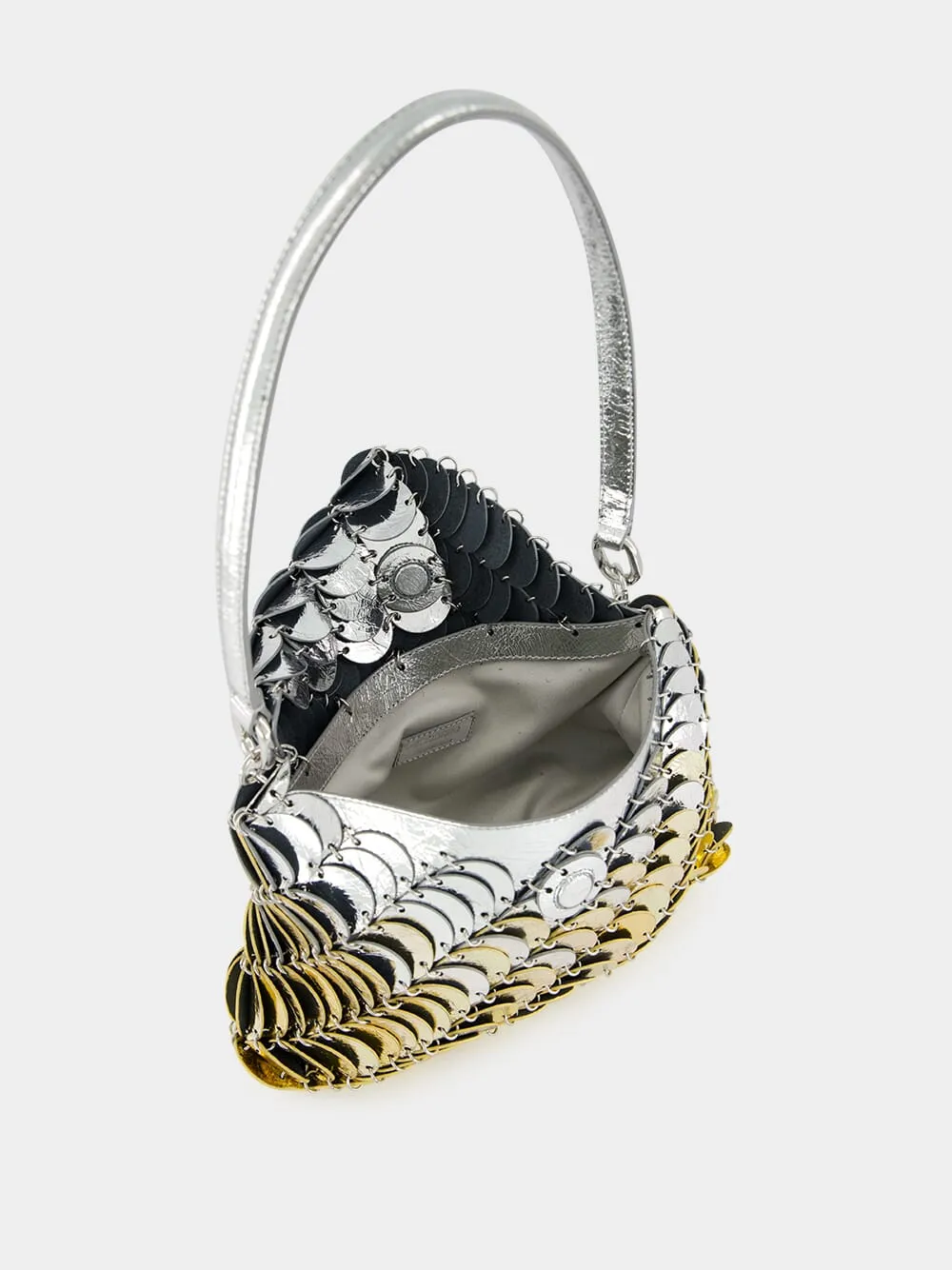 Silver & Gold Paco Leather Bag