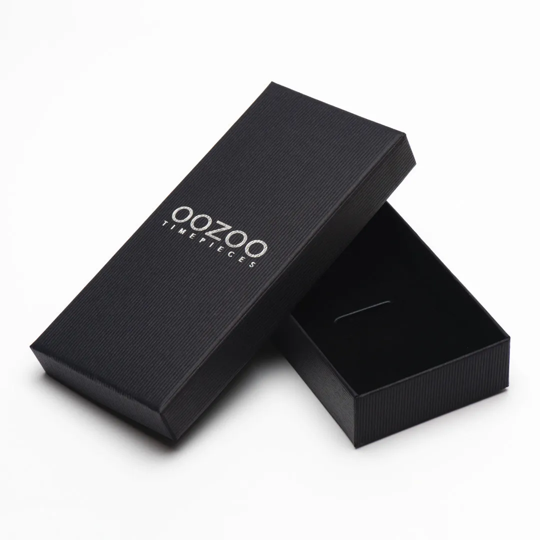 Silver coloured OOZOO watch with stainless steel bracelet - C20366
