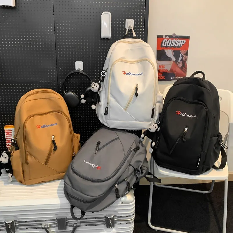 Simple backpack for high school students 
