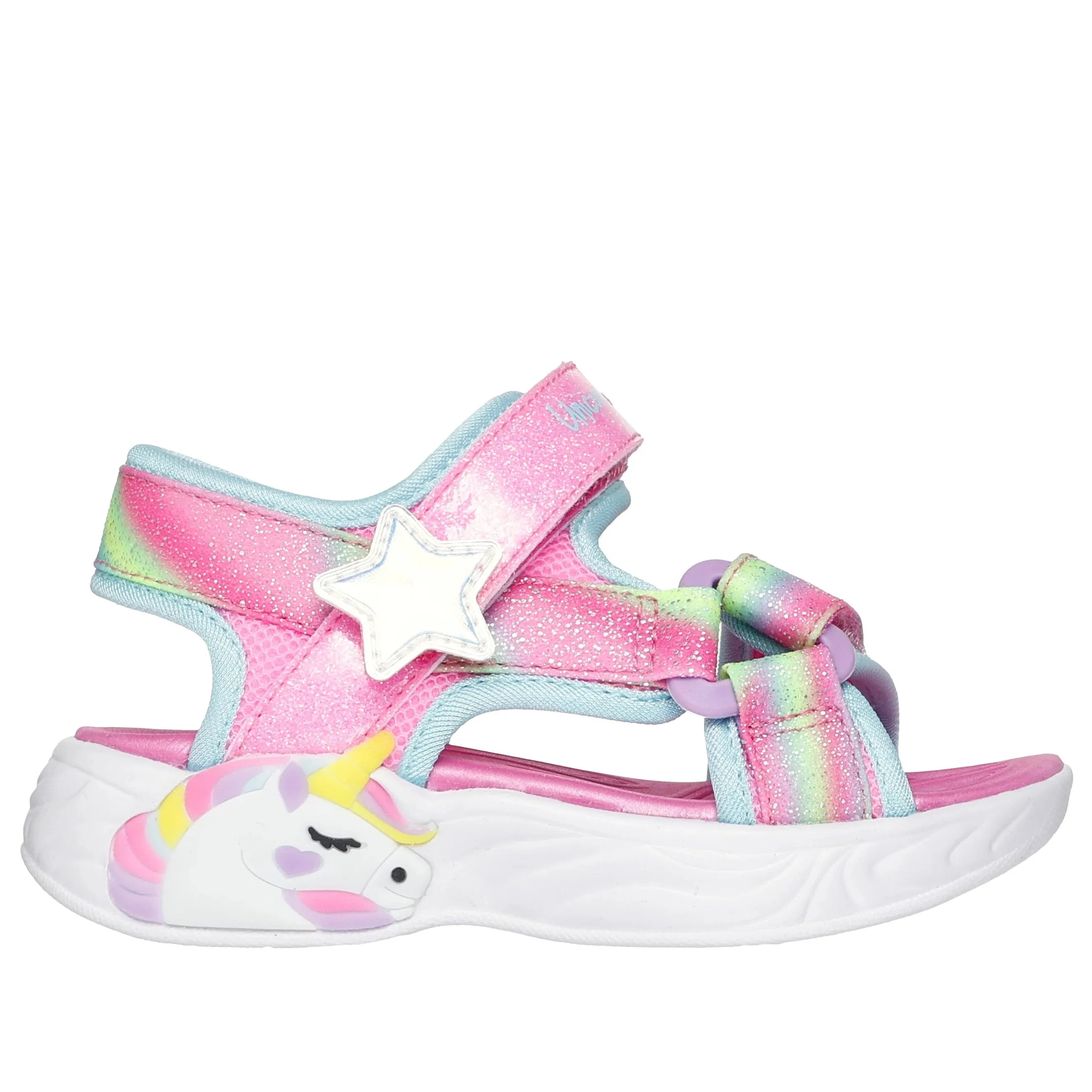 Skechers Light Pink Unicorn Dreams Toddler Sandal baby toddler sandals shoes for sale online