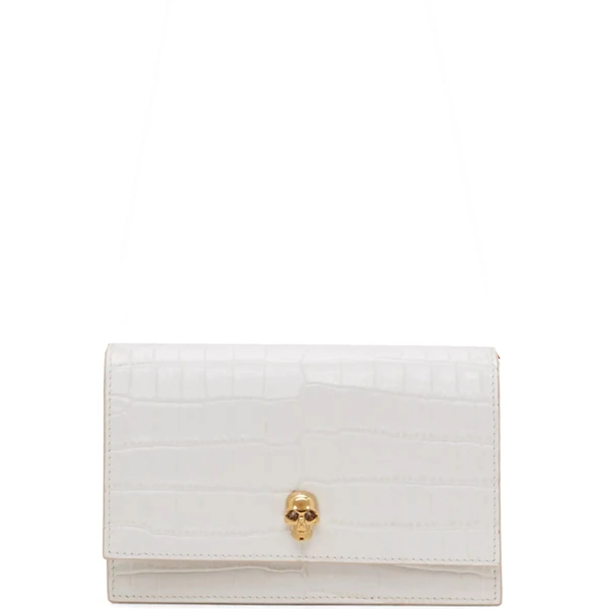 Skull Mini Bag Croc, Ivory (G) clutches Pouches buy online