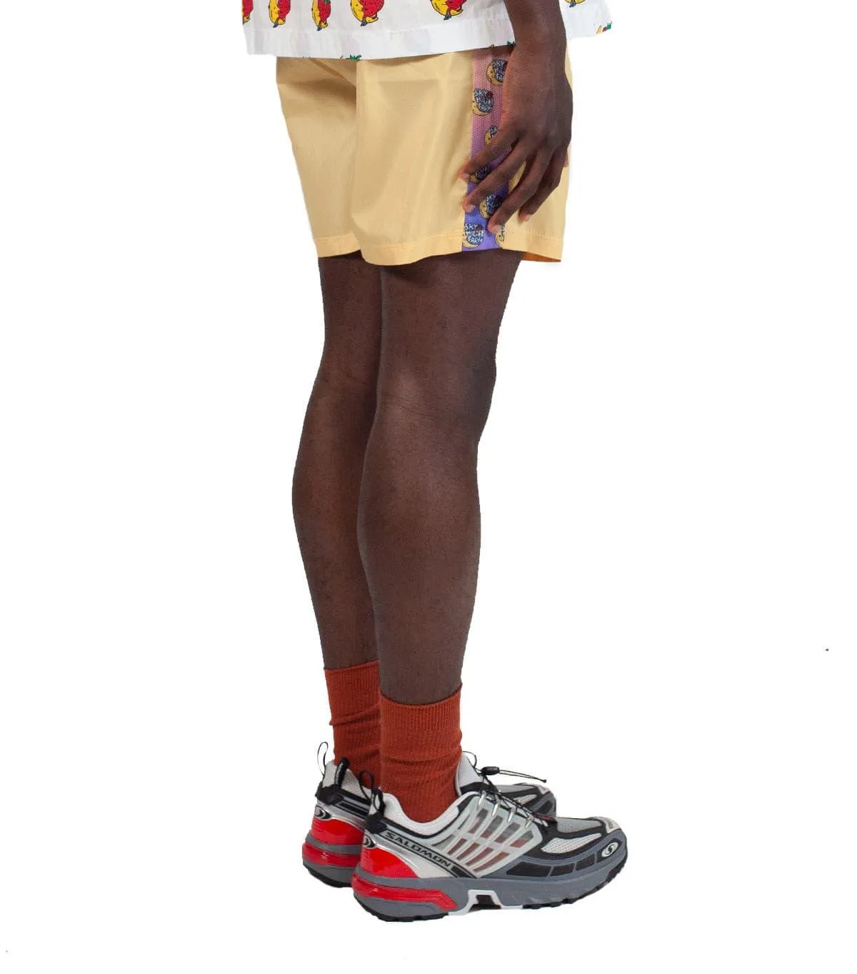 Sky High Farm Gradient Swim Shorts Yellow