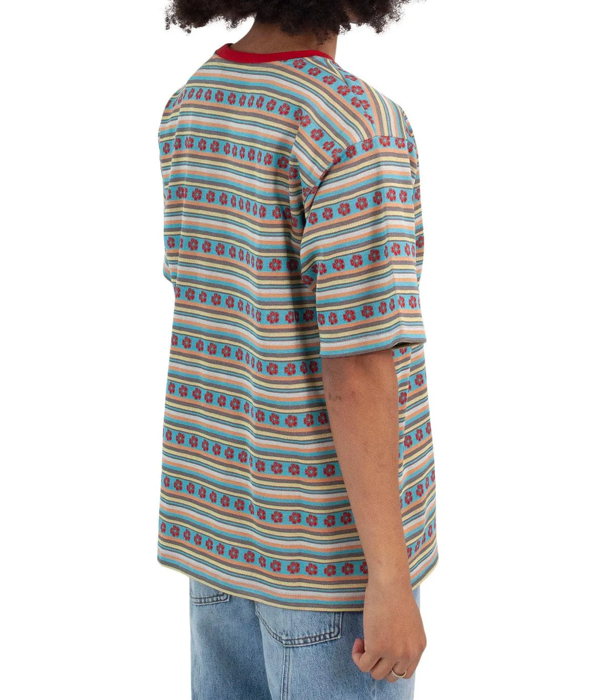 Sky High Farm Jacquard Flower T-Shirt Multi
