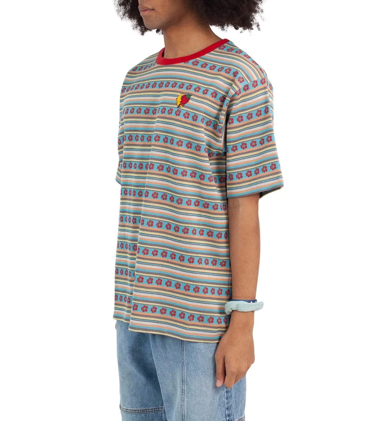 Sky High Farm Jacquard Flower T-Shirt Multi