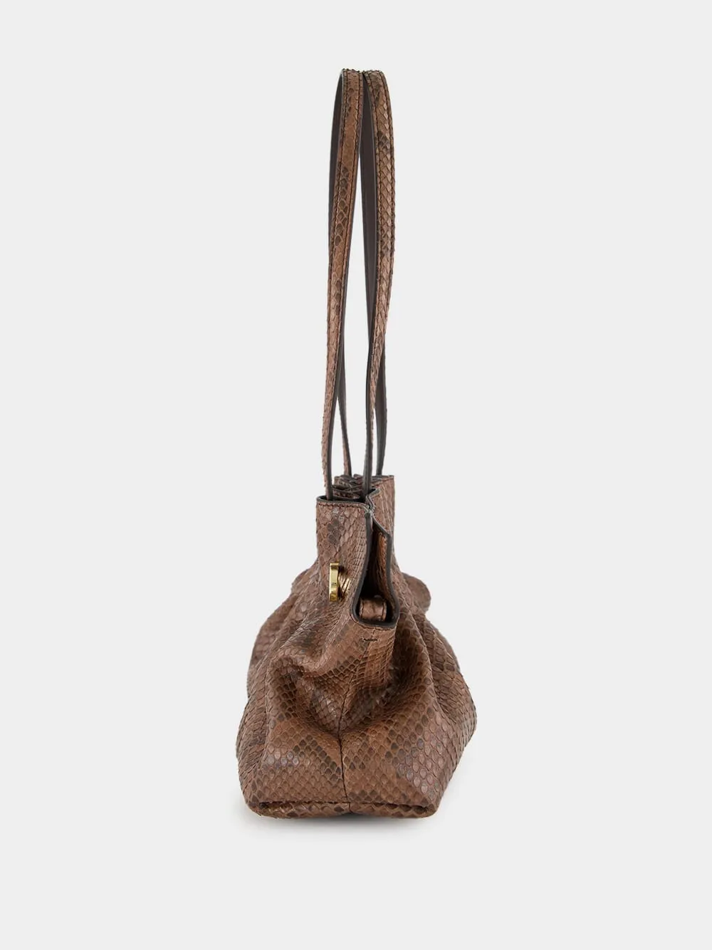 Small Dark Brown Soft Bag