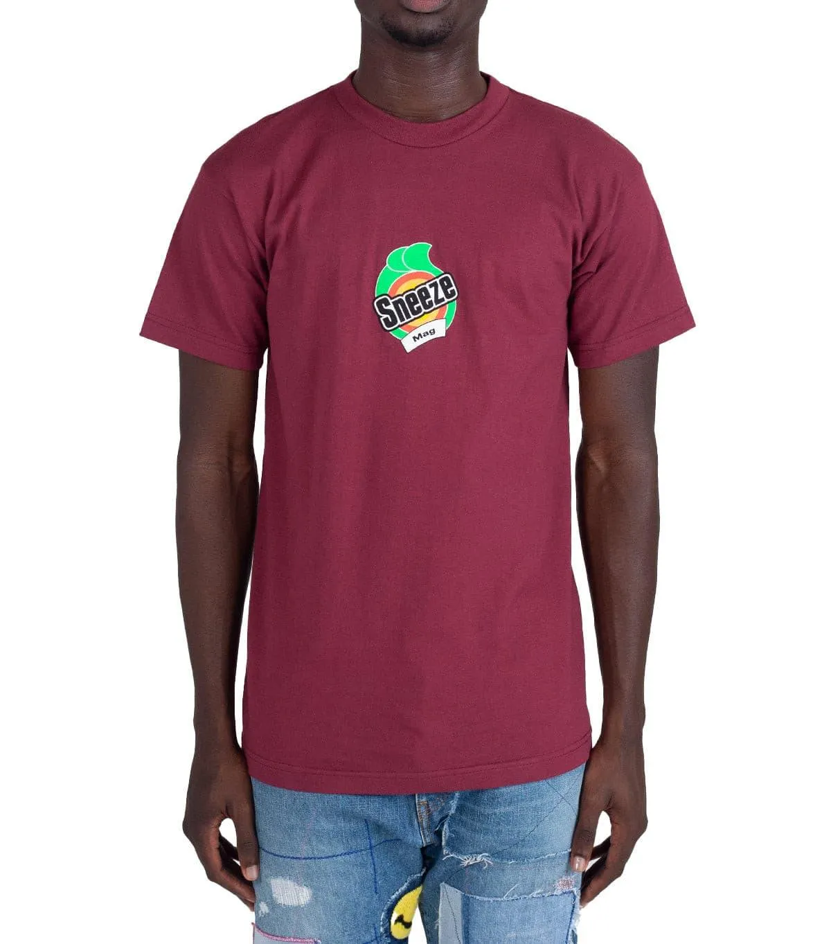 Sneeze Magazine Bounty T-Shirt Burgundy
