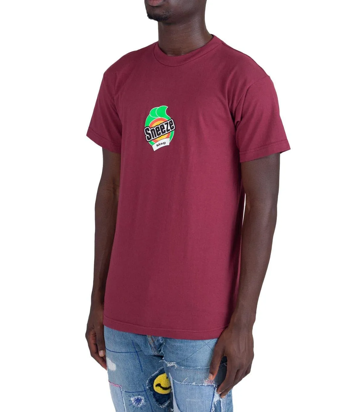 Sneeze Magazine Bounty T-Shirt Burgundy