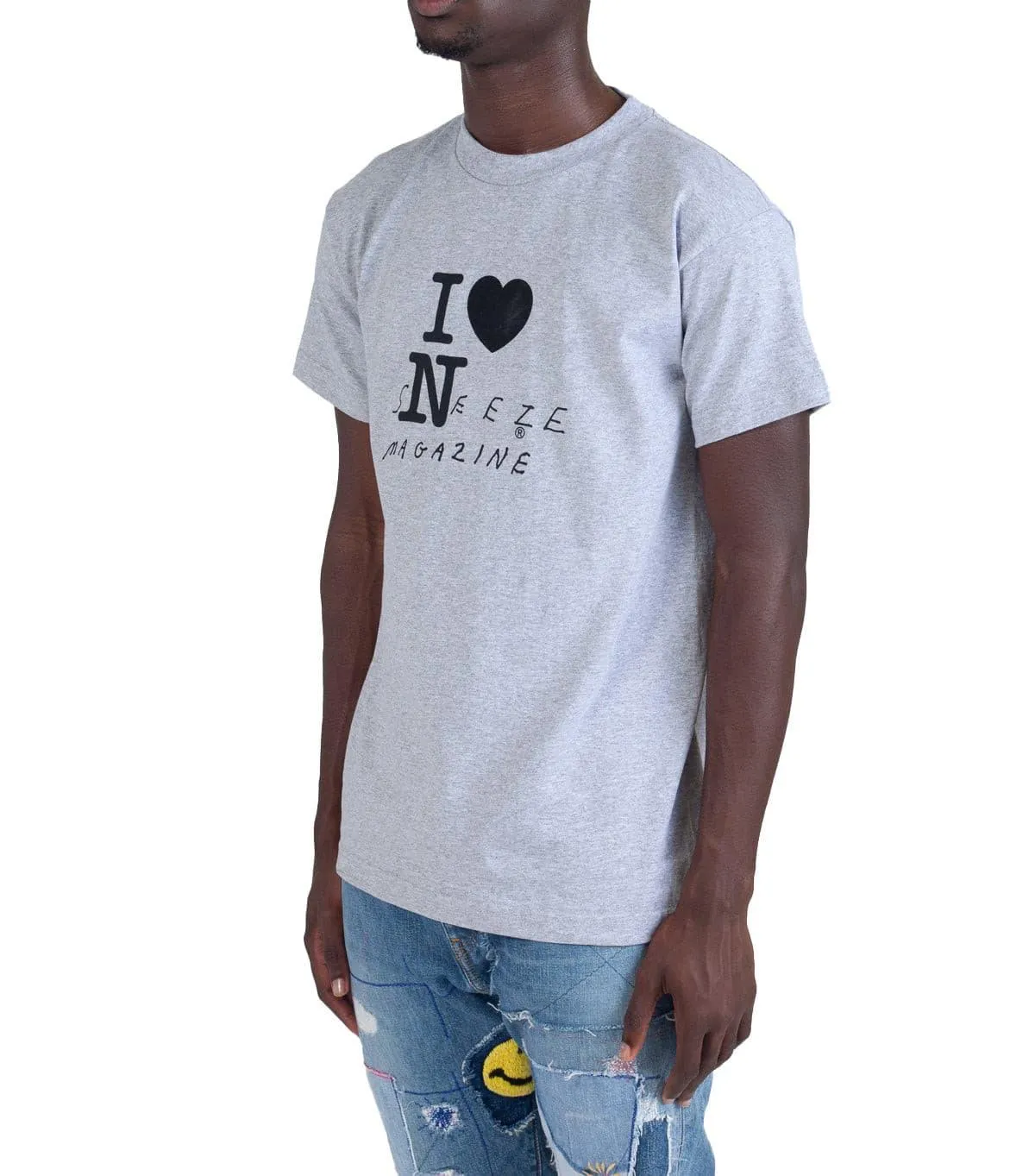 Sneeze Magazine Tourist T-Shirt Grey
