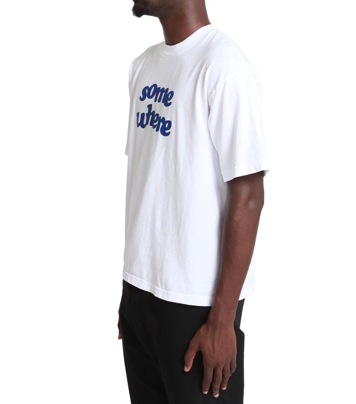 SOMEWHERE Offset T-Shirt White