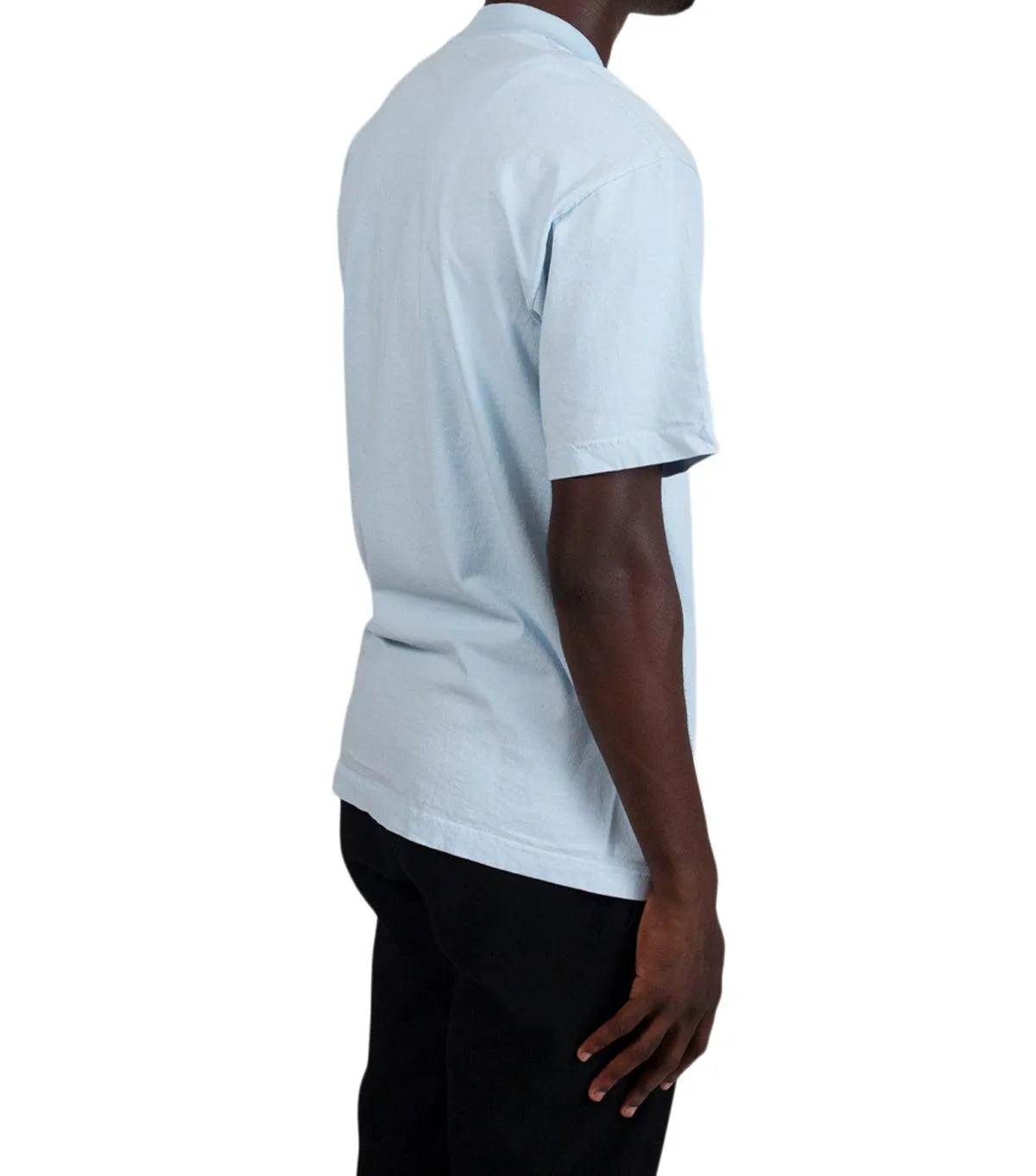 SOMEWHERE Stacked Logo T-Shirt Light Blue