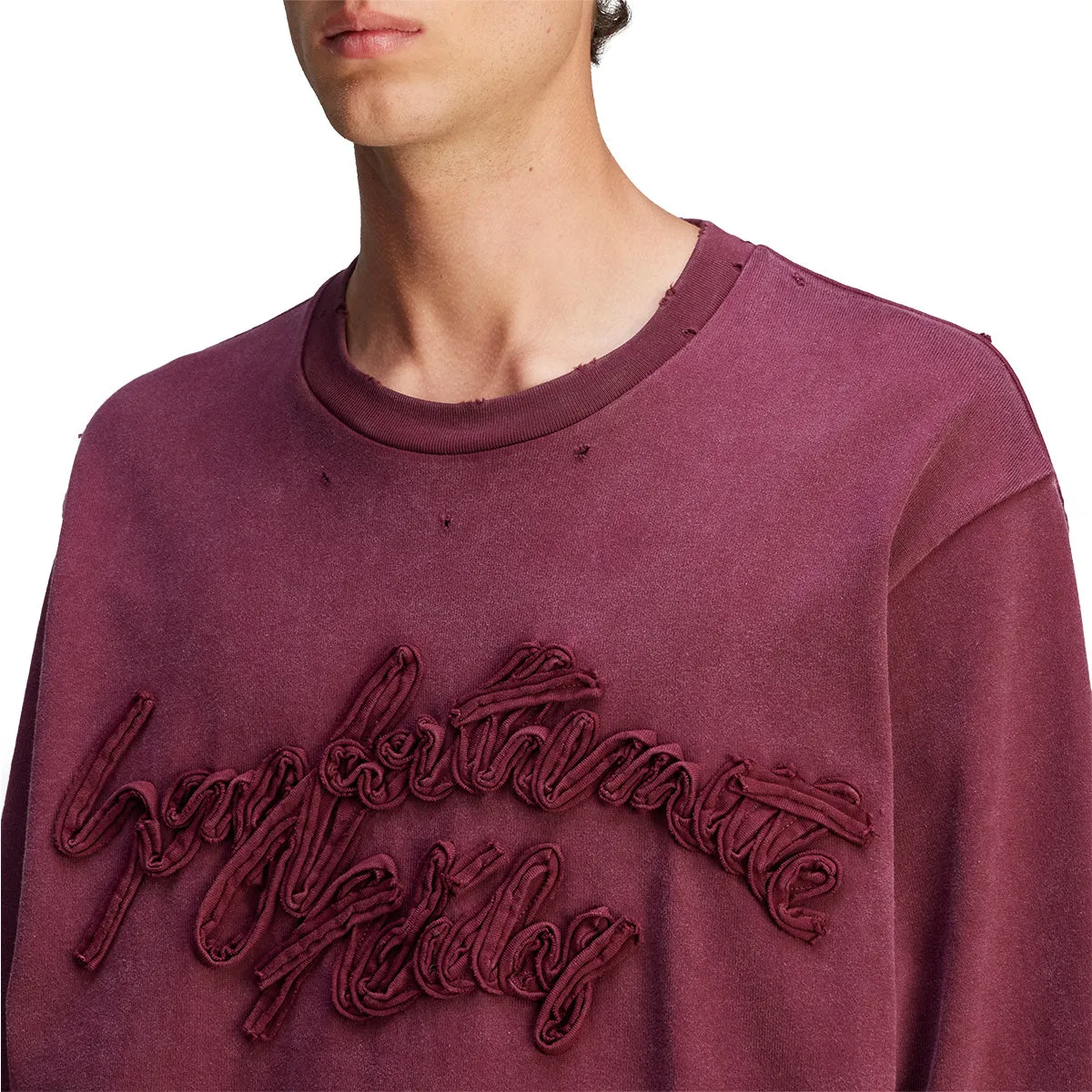   Song For The Mute SFTM-004 L/S Tee 'Maroon'