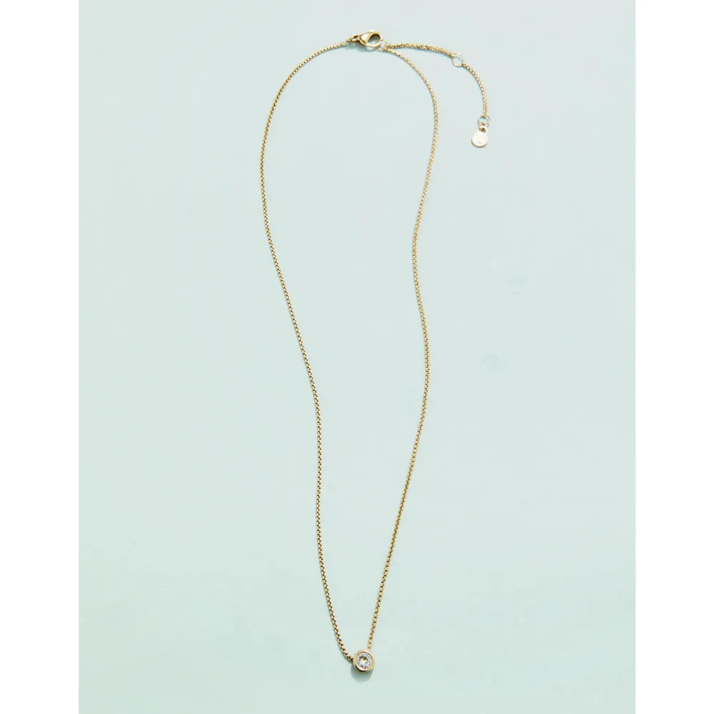 Spartina Little Lighthouse Cubic Zirconia Necklace