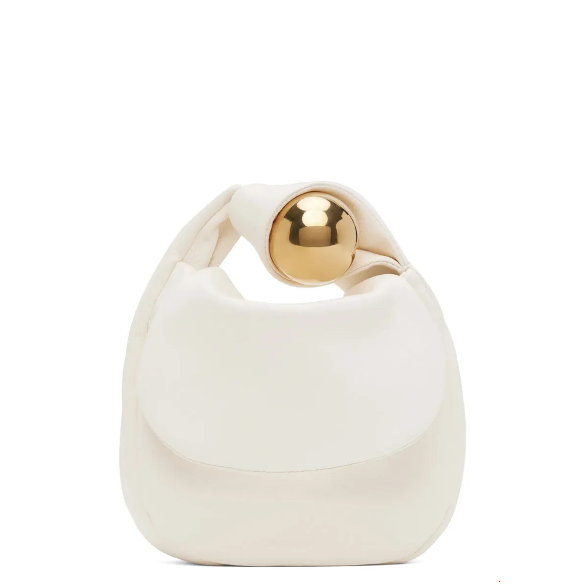 Sphere Pouch Leather, Cosmic Ivory (G) clutches Pouches buy online