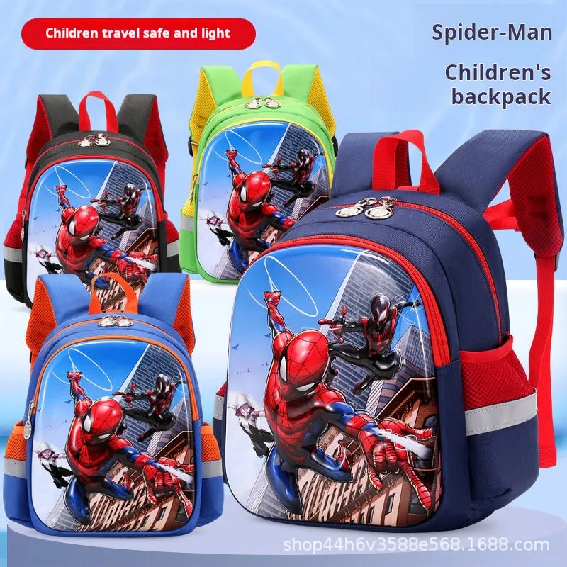Spider-Man New Children's Cartoon Primary School Bag 