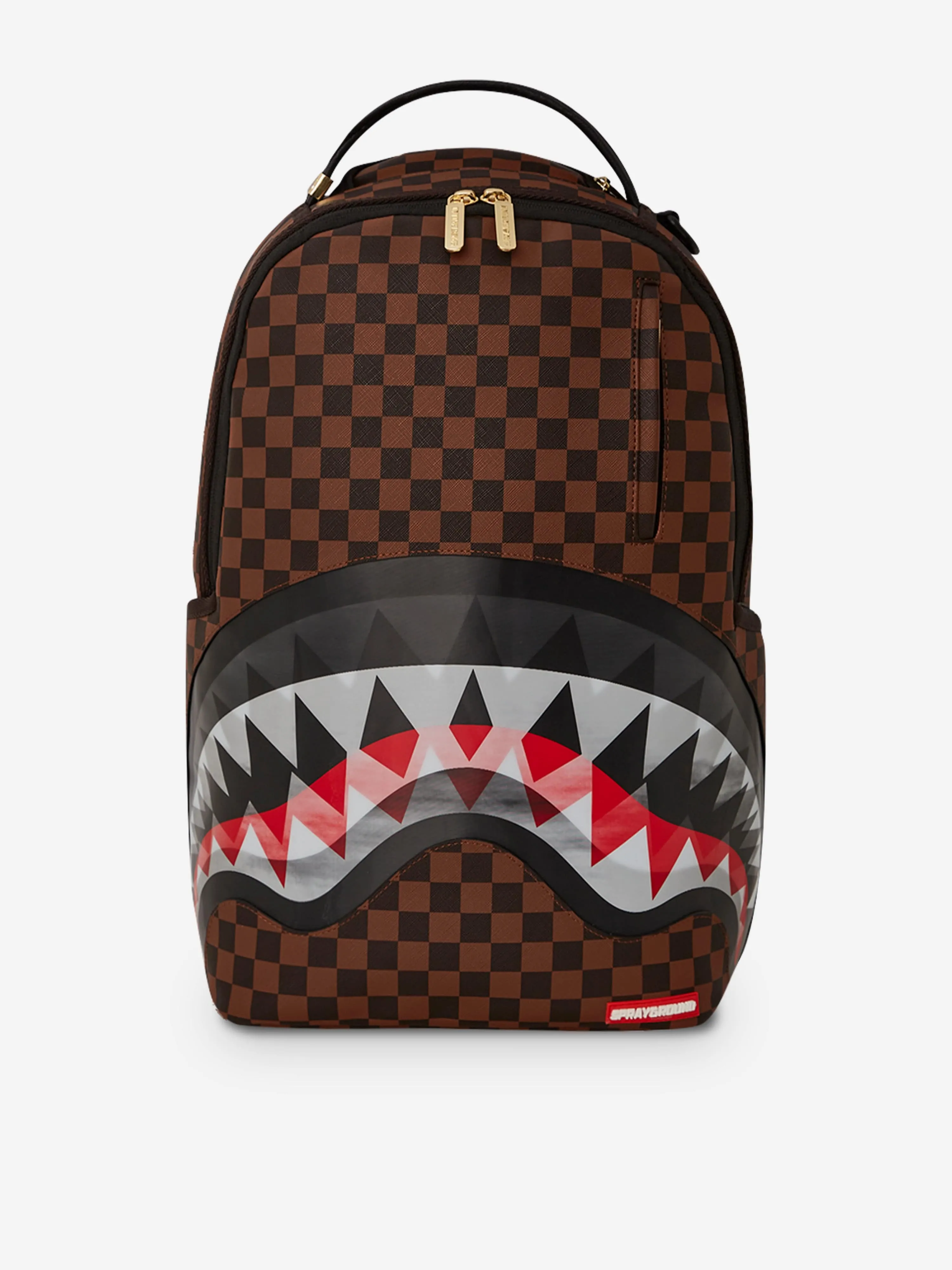 Sprayground Kids Sharks in Paris Lenticular Chomp Backpack in Brown (46cm)