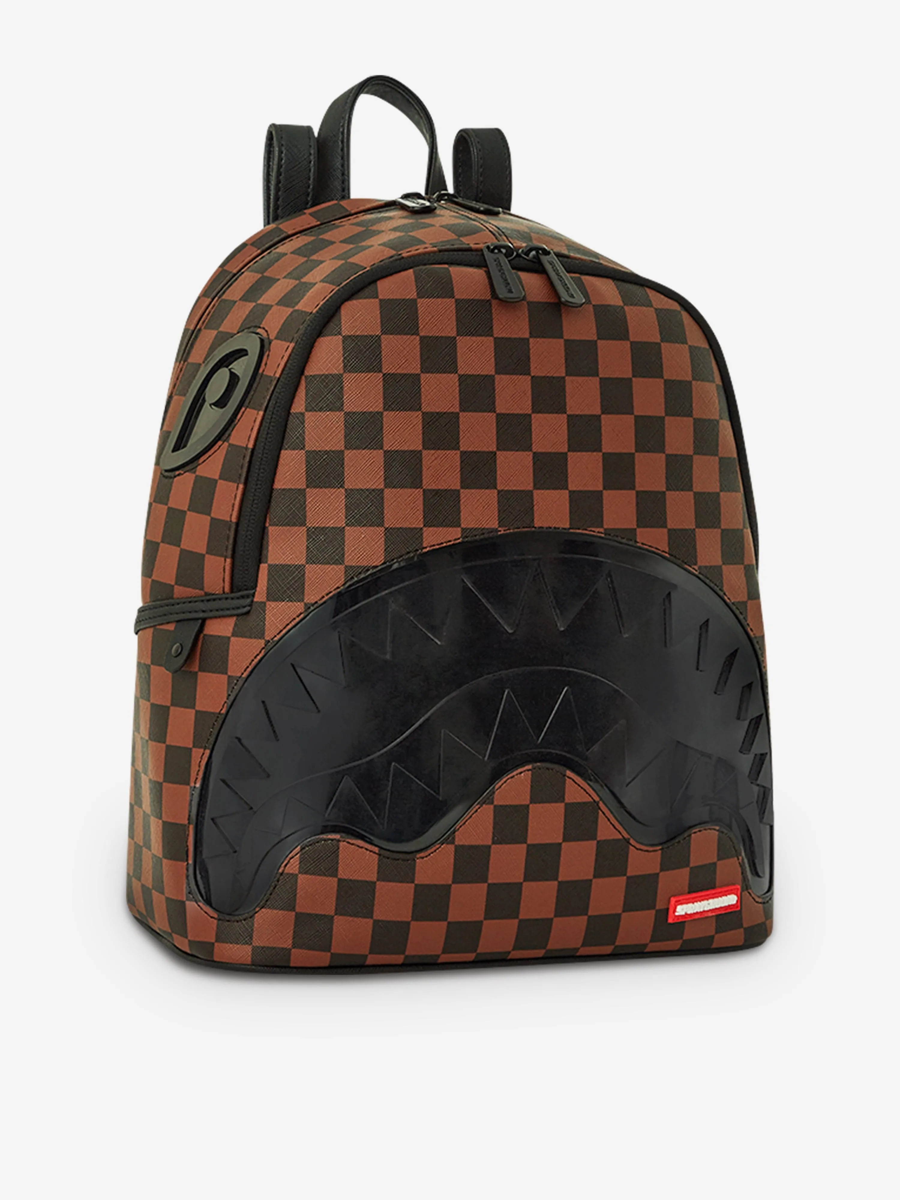 Sprayground Kids Sip Clear SM Eyes Savage Backpack in Brown (46cm)