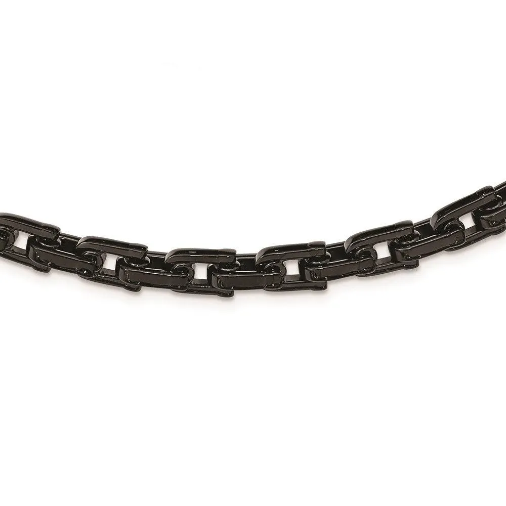 Stainless Steel Black IP-plated Necklace 