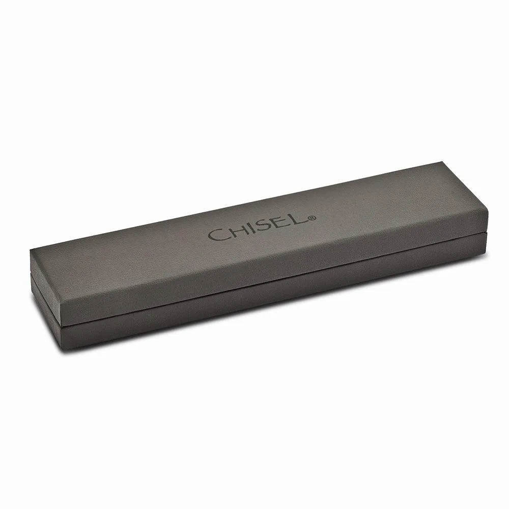 Stainless Steel Brushed and Polished Black IP-plated Bracelet