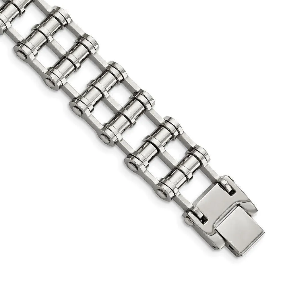 Stainless Steel Polished 8.5in Bracelet 