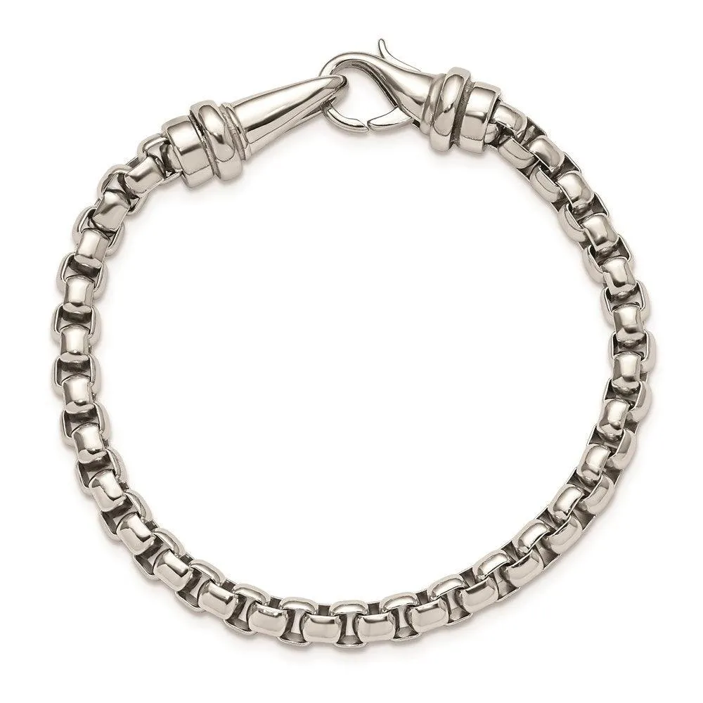 Stainless Steel Polished 8.5in Bracelet