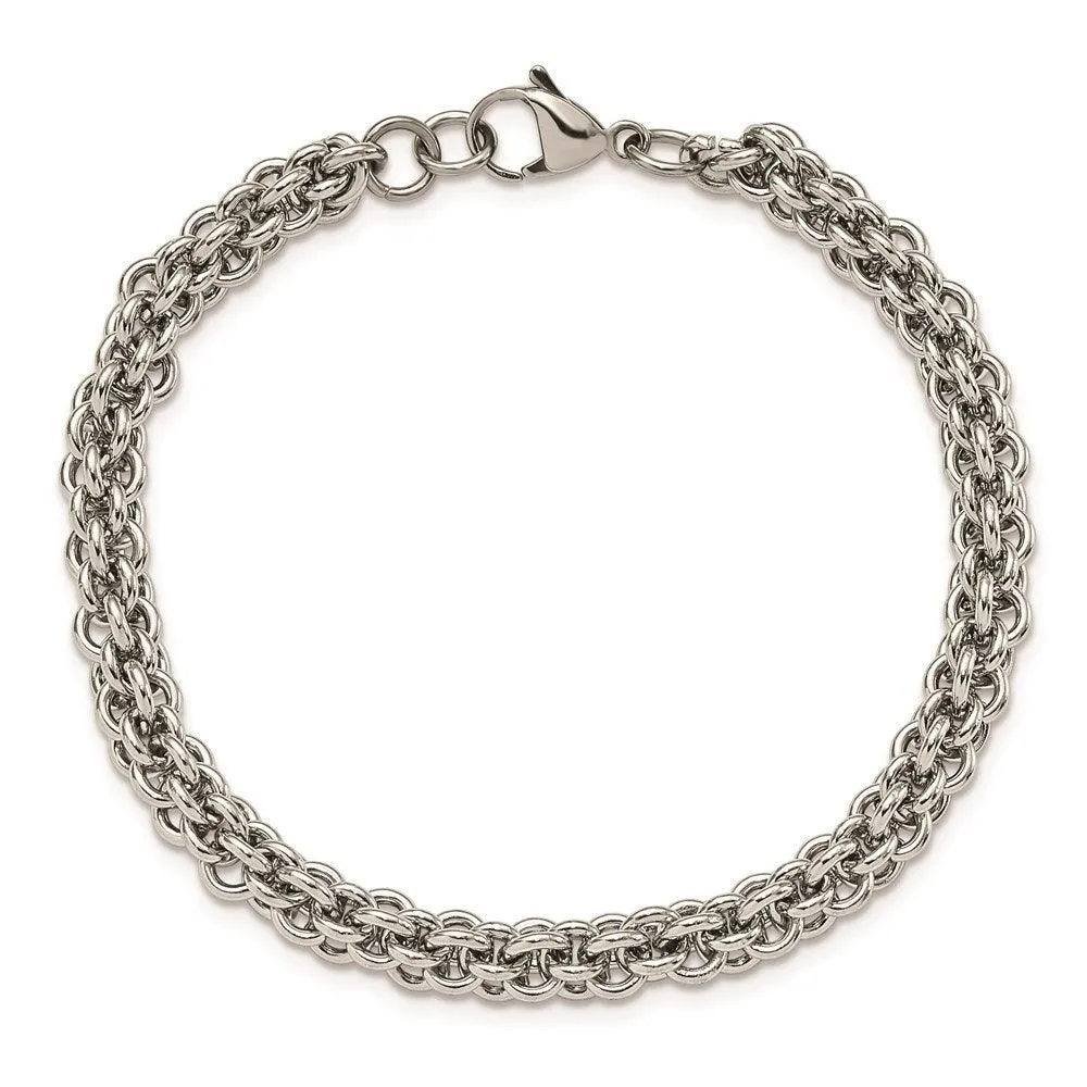 Stainless Steel Polished 9in Bracelet