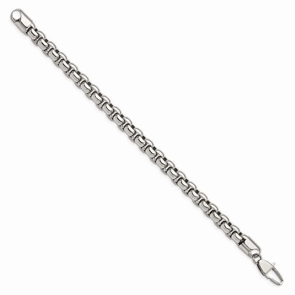 Stainless Steel Polished 9in. Bracelet