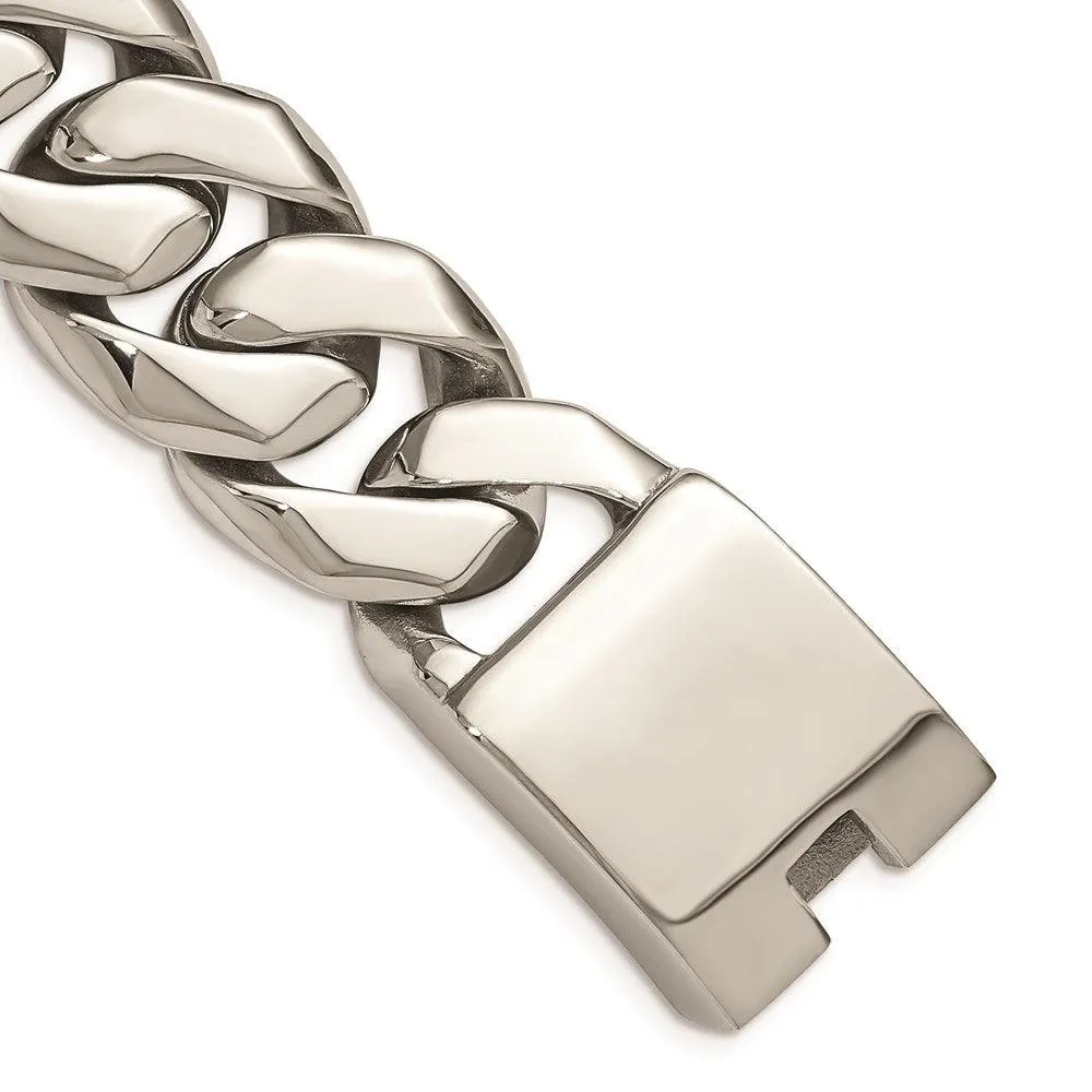 Stainless Steel Polished 9in Bracelet 