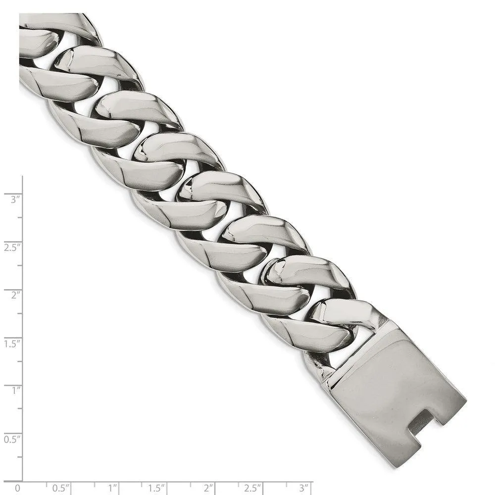Stainless Steel Polished 9in Bracelet