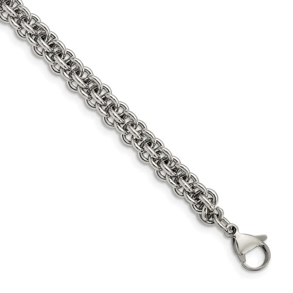 Stainless Steel Polished 9in Bracelet 