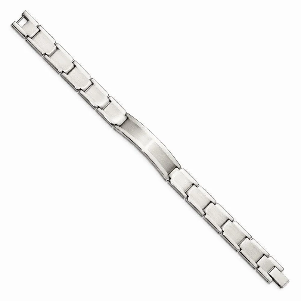 Stainless Steel Polished and Brushed ID 8.25in Bracelet