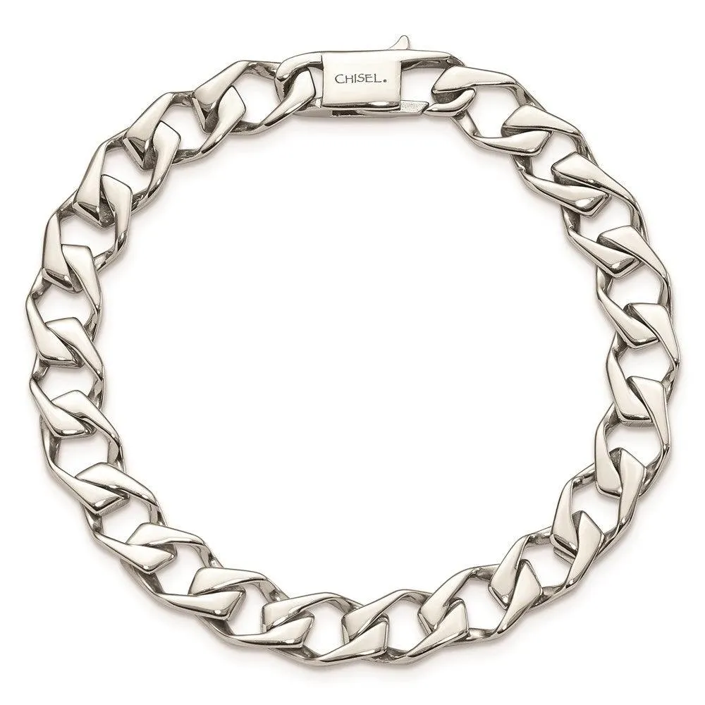 Stainless Steel Polished Fancy Link 8.5in Bracelet
