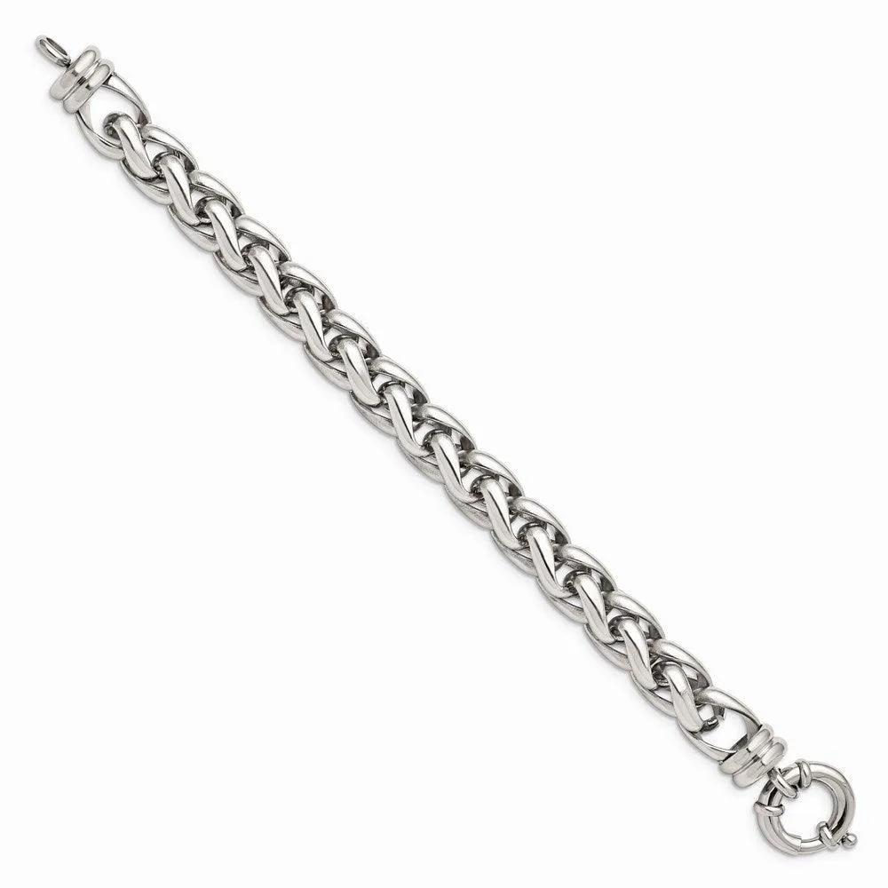 Stainless Steel Polished Fancy Link Bracelet