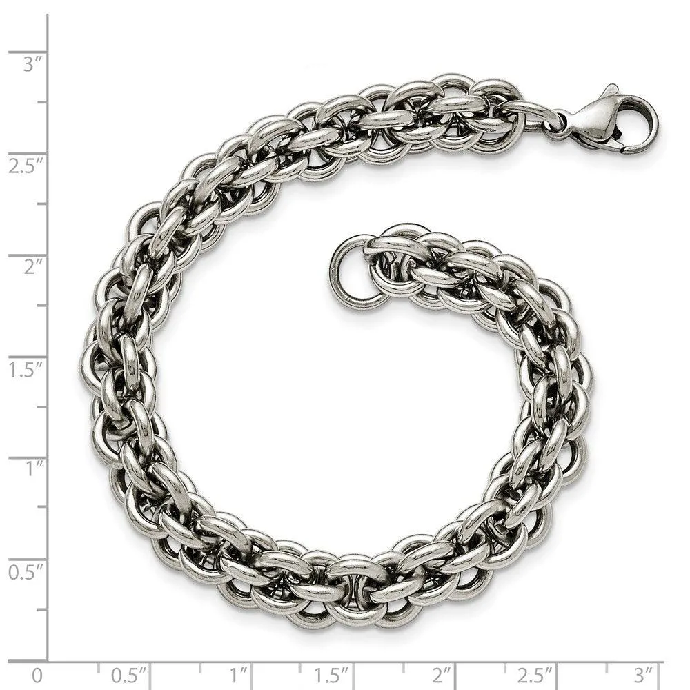 Stainless Steel Polished Fancy Link Bracelet