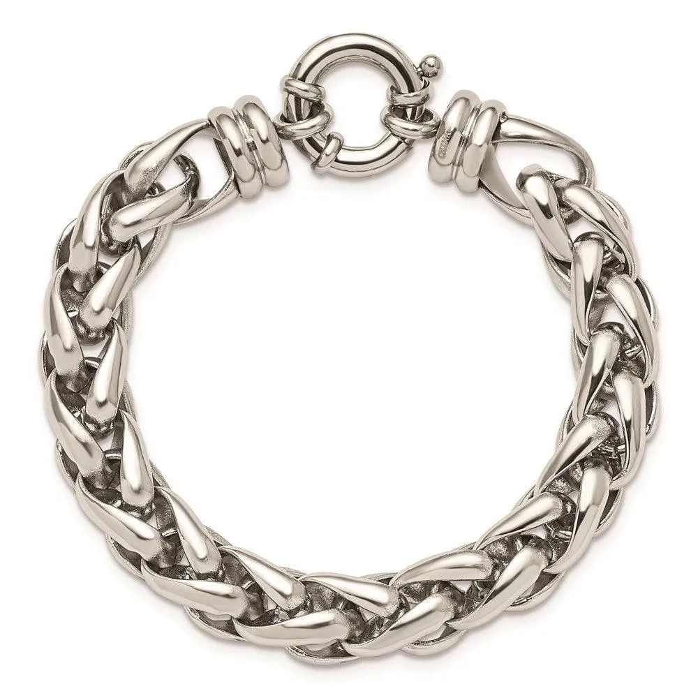 Stainless Steel Polished Fancy Link Bracelet